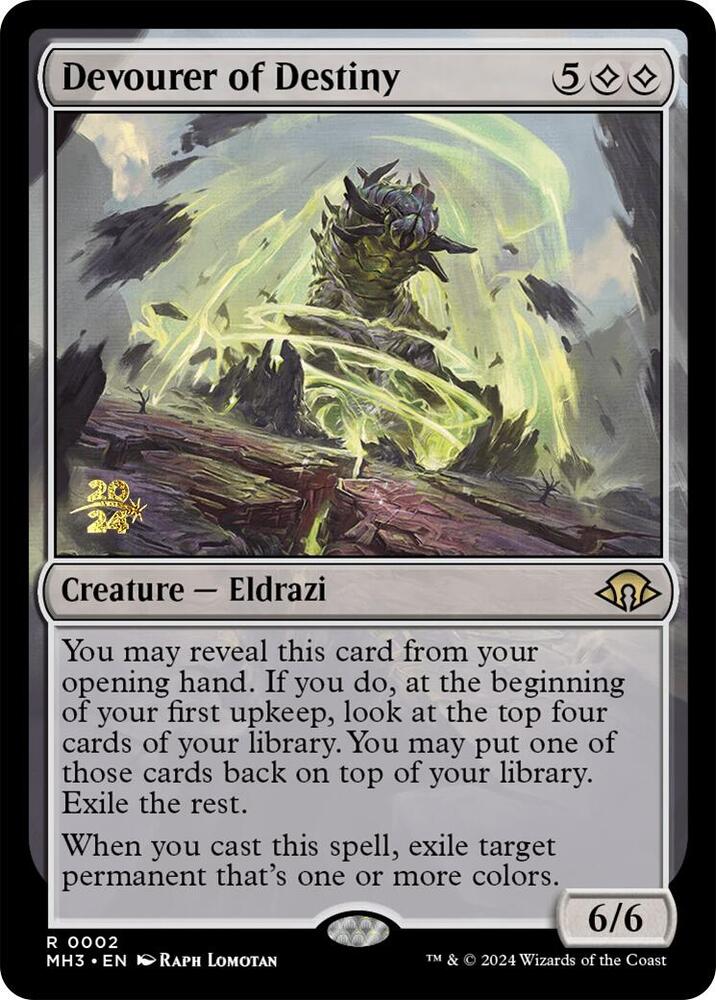 Devourer of Destiny 2s/90 (Prerelease Cards)  - Foil | Good Games Modbury