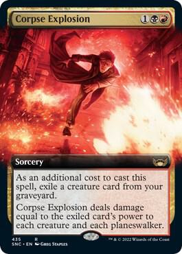 Corpse Explosion Extended Art 435/281 (Streets of New Capenna)  | Good Games Modbury