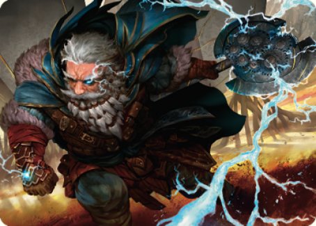 Electrostatic Infantry Art Card [Dominaria United Art Series] | Good Games Modbury