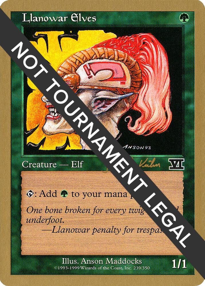 Llanowar Elves 2000 Janosch Kuhn 6ED jk239/117 (World Championship Decks)  | Good Games Modbury