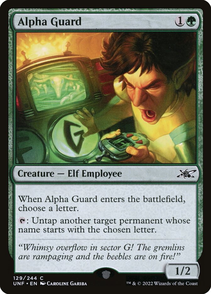 Alpha Guard 129/244 (Unfinity)  | Good Games Modbury