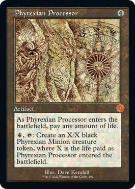 Phyrexian Processor Schematic 102/63 (The Brothers' War: Retro Frame Artifacts)  - Foil | Good Games Modbury