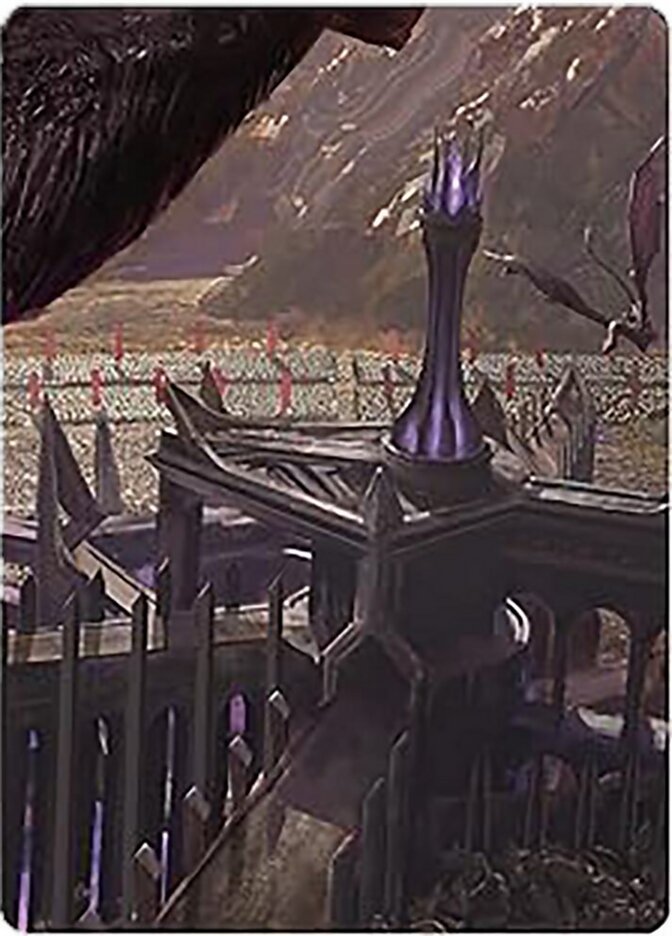 Minas Morgul, Dark Fortress // Minas Morgul, Dark Fortress 24 (Art Series: Universes Beyond: The Lord of the Rings: Tales of Middle-earth)  | Good Games Modbury