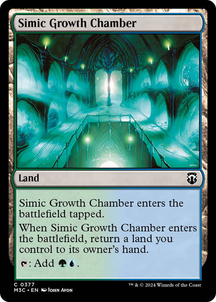 Simic Growth Chamber (Ripple Foil) [Modern Horizons 3 Commander] | Good Games Modbury