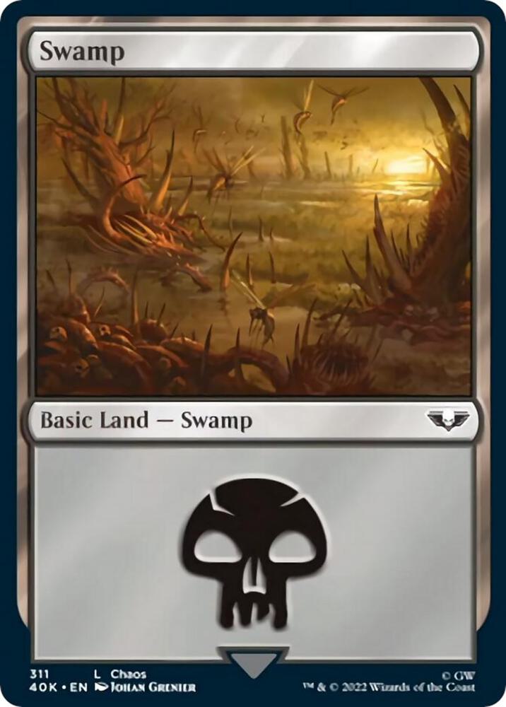 Swamp 311/617 (Universes Beyond: Warhammer 40,000)  | Good Games Modbury