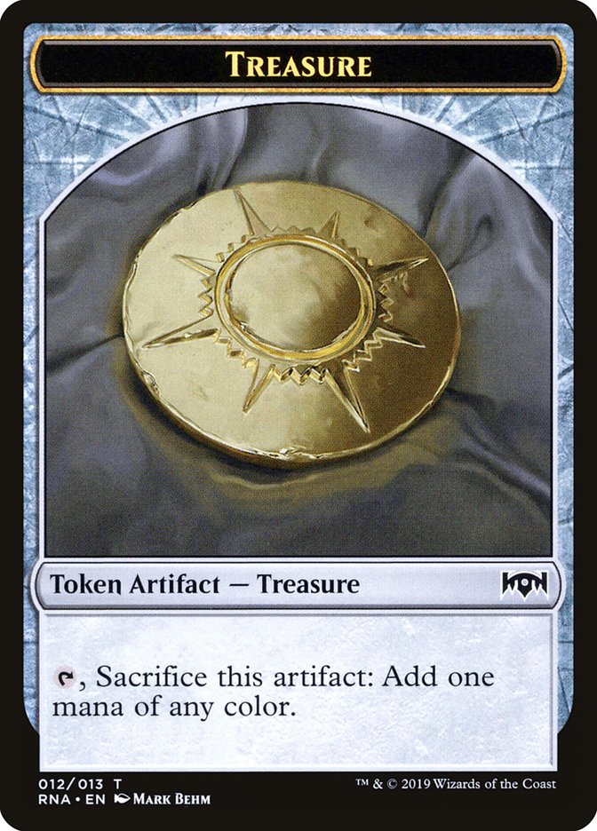 Treasure Token [Ravnica Allegiance Tokens] | Good Games Modbury