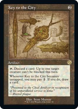Key to the City Schematic 90 (The Brothers' War: Retro Frame Artifacts)  - Foil | Good Games Modbury