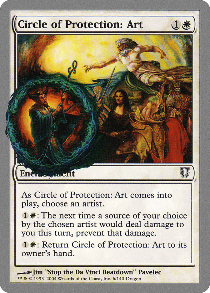 Circle of Protection: Art 6/140 (Unhinged)  | Good Games Modbury