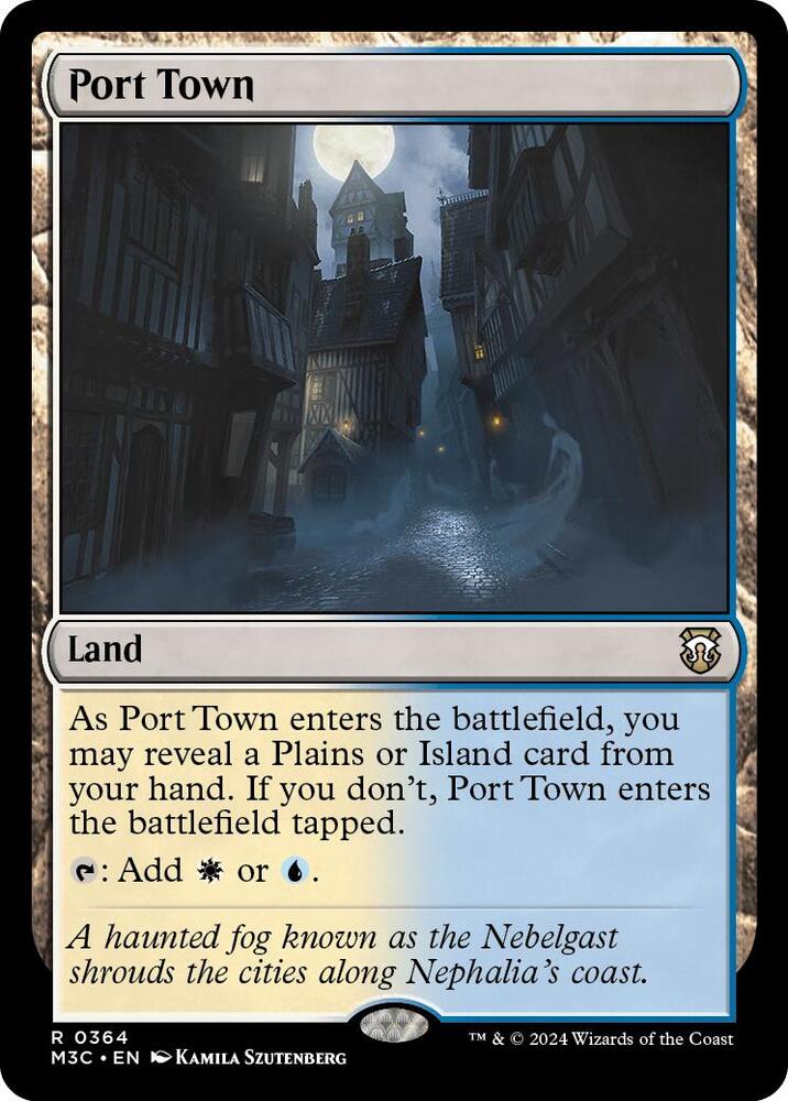 Port Town 364/411 (Commander: Modern Horizons 3)  - Ripple Foil | Good Games Modbury