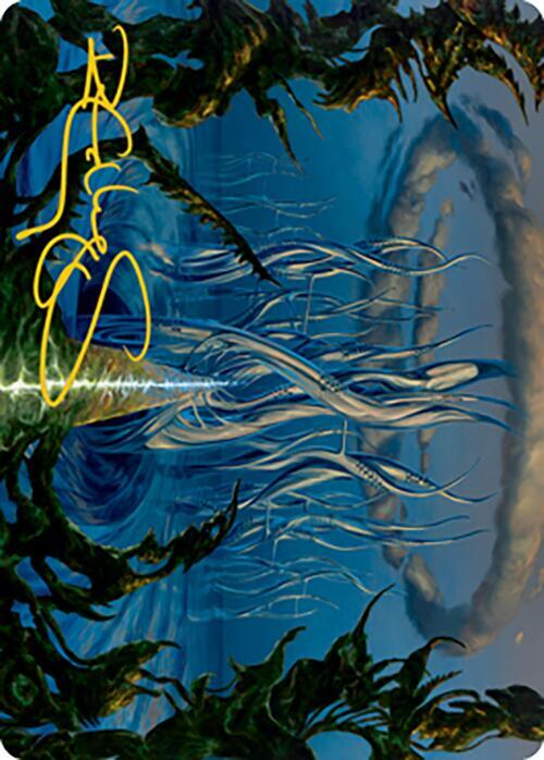 Tanglepool Bridge Art Card Gold Stamped Signature 80 (Art Series: Modern Horizons 2)  | Good Games Modbury