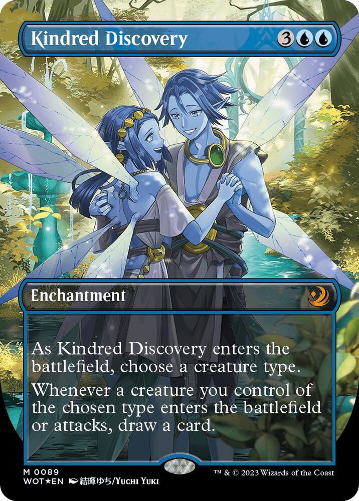 Kindred Discovery 89/63 (Wilds of Eldraine: Enchanting Tales)  - Borderless Confetti Foil | Good Games Modbury
