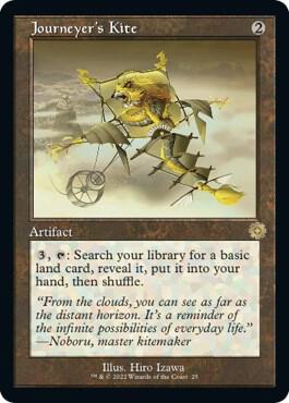Journeyers Kite 25/63 (The Brothers' War: Retro Frame Artifacts)  - Foil | Good Games Modbury