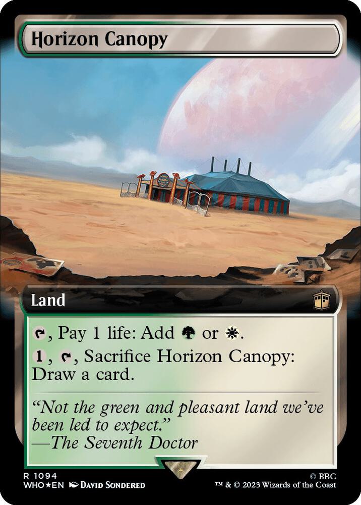 Horizon Canopy 1094/331 (Universes Beyond: Doctor Who)  - Extended Art Surge Foil | Good Games Modbury