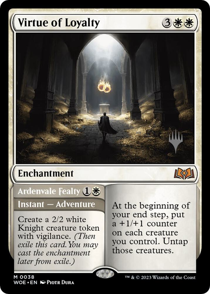 Virtue of Loyalty 38 (Promo Pack: Wilds of Eldraine)  - Foil | Good Games Modbury