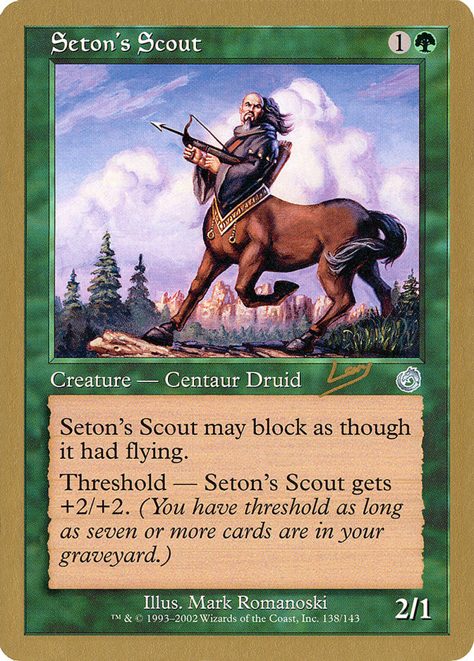 Seton's Scout (Raphael Levy) [World Championship Decks 2002] | Good Games Modbury