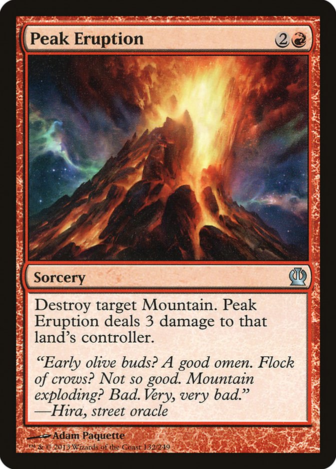 Peak Eruption 132 (Theros)  | Good Games Modbury
