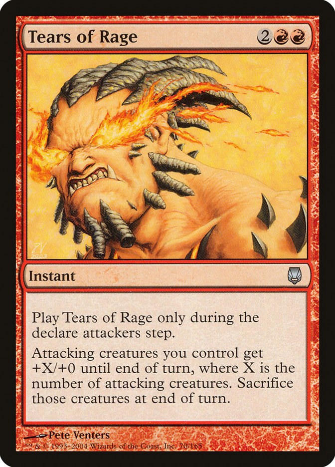 Tears of Rage 70/165 (Darksteel)  | Good Games Modbury