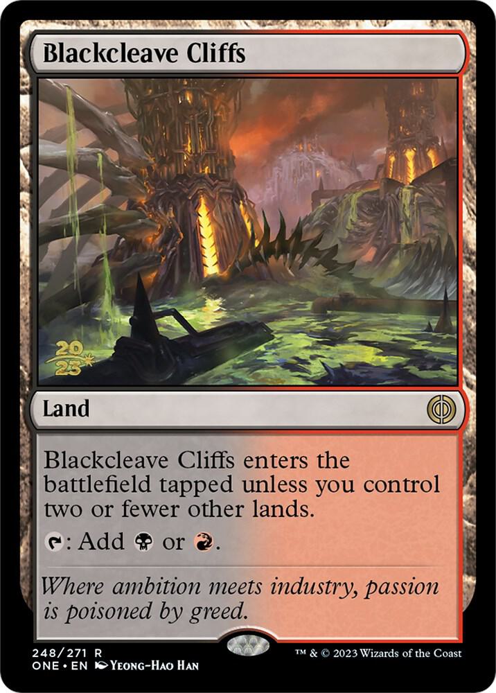 Blackcleave Cliffs 248s/160 (Prerelease Cards)  - Foil | Good Games Modbury