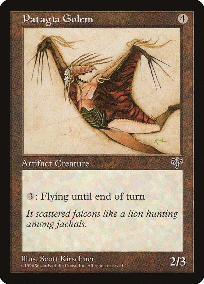 Patagia Golem 313/350 (Mirage)  | Good Games Modbury