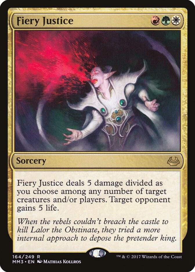 Fiery Justice 164/249 (Modern Masters 2017)  - Foil | Good Games Modbury