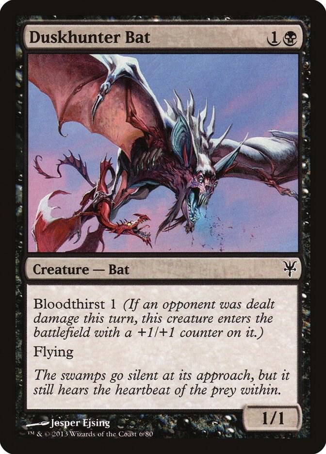 Duskhunter Bat 6/80 (Duel Decks: Sorin vs. Tibalt)  | Good Games Modbury