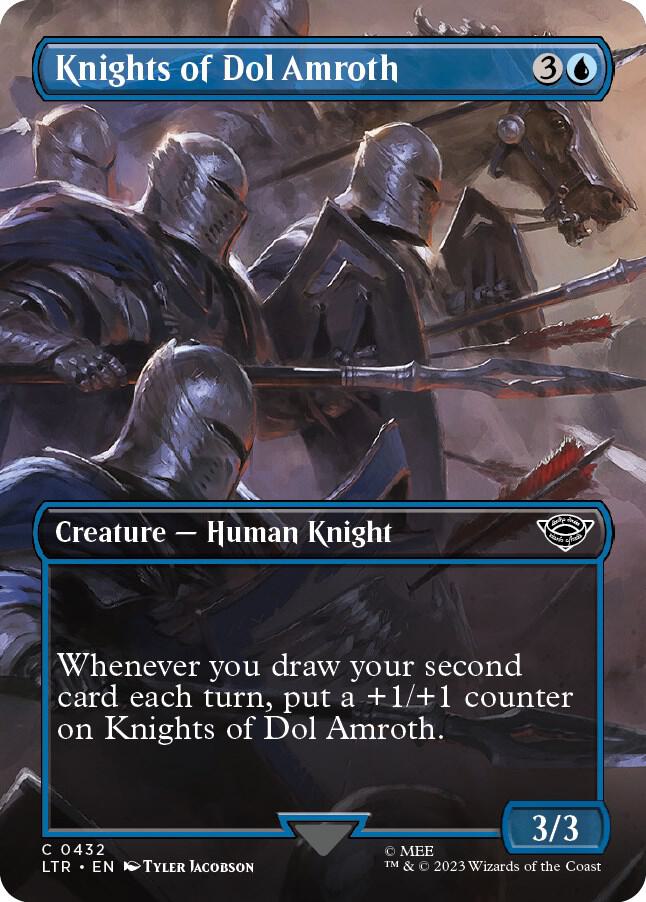 Knights of Dol Amroth 432 (Universes Beyond: The Lord of the Rings: Tales of Middle-earth)  - Borderless | Good Games Modbury