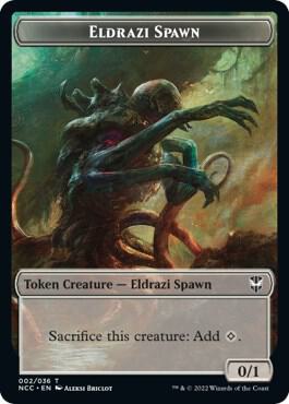 Eldrazi Spawn Human Double Sided Token 2 // 7 (Commander: Streets of New Capenna)  | Good Games Modbury