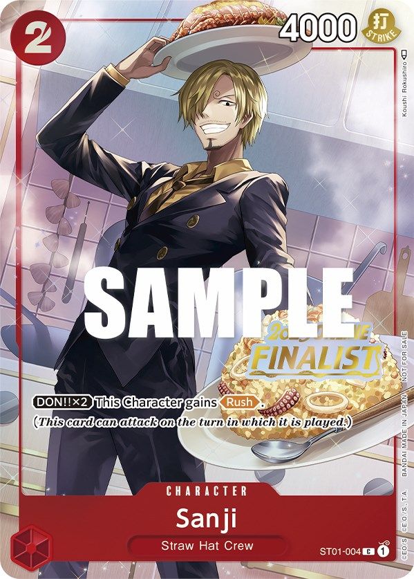 Sanji (Online Regional 2023) [Finalist] [One Piece Promotion Cards] | Good Games Modbury