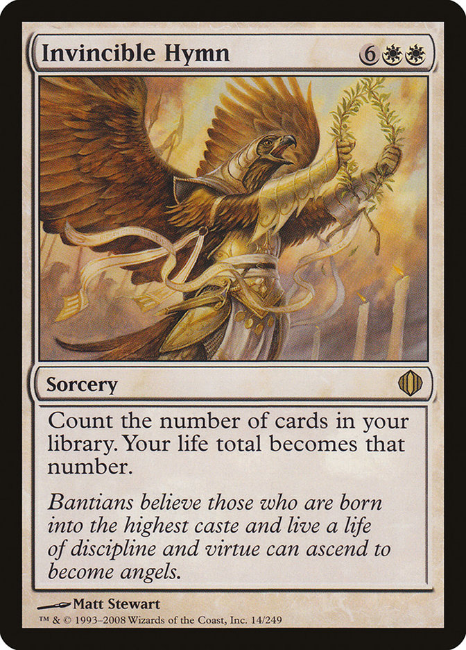 Invincible Hymn 14/249 (Shards of Alara)  - Foil | Good Games Modbury