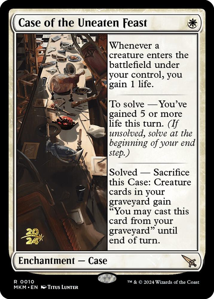 Case of the Uneaten Feast 10s/182 (Prerelease Cards)  - Foil | Good Games Modbury