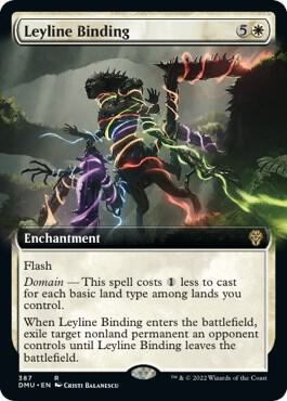 Leyline Binding Extended Art 387 (Dominaria United)  - Foil | Good Games Modbury