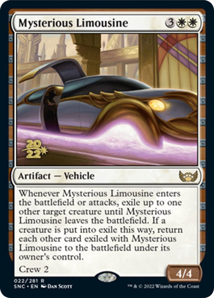 Mysterious Limousine 22s/161 (Prerelease Cards)  - Foil | Good Games Modbury