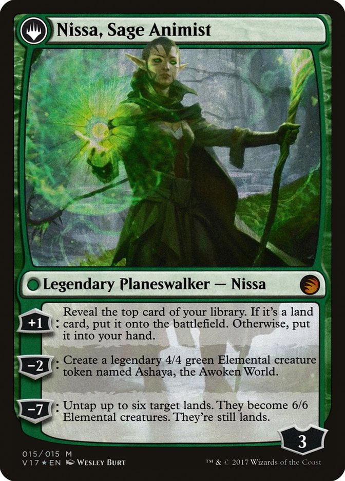 Nissa, Vastwood Seer // Nissa, Sage Animist [From the Vault: Transform] | Good Games Modbury