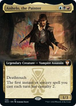 Anhelo the Painter Extended Art 100 (Commander: Streets of New Capenna)  | Good Games Modbury