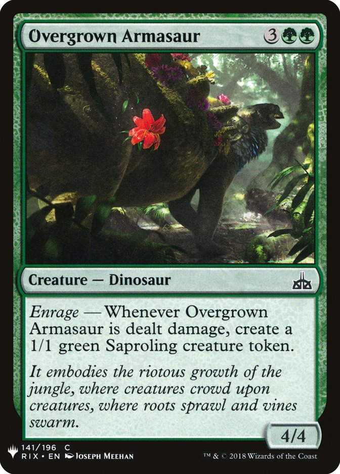 Overgrown Armasaur [Mystery Booster] | Good Games Modbury