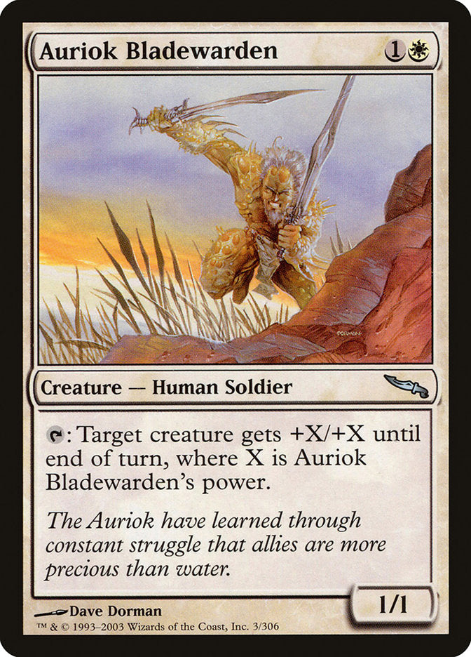 Auriok Bladewarden 3/306 (Mirrodin)  - Foil | Good Games Modbury
