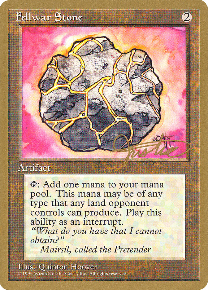 Fellwar Stone (Mark Justice) [Pro Tour Collector Set] | Good Games Modbury