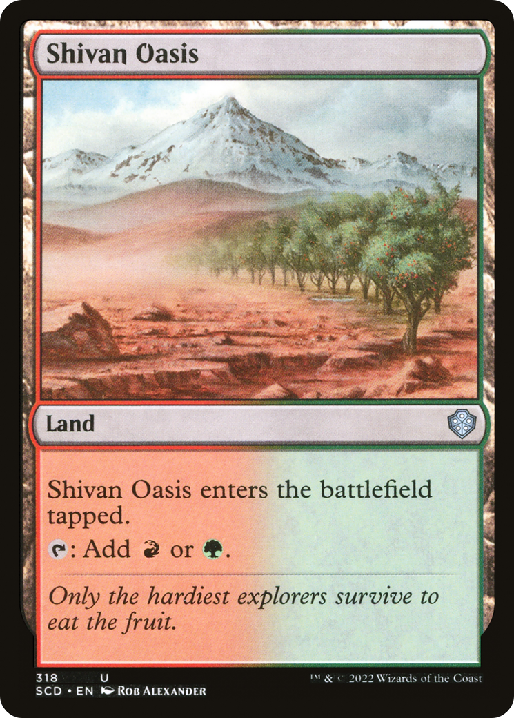 Shivan Oasis [Starter Commander Decks] | Good Games Modbury