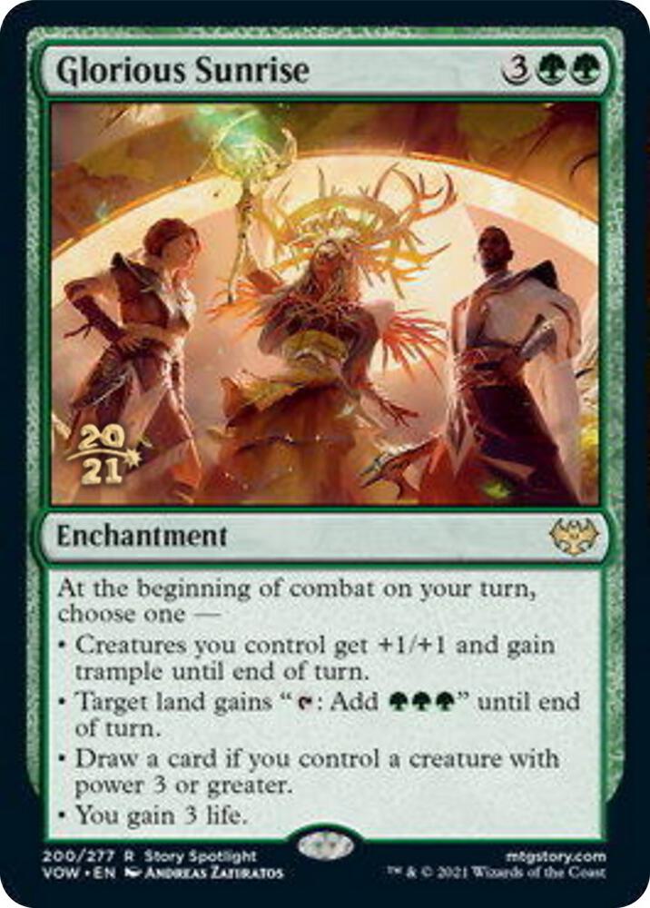 Glorious Sunrise 200s/137 (Prerelease Cards)  - Foil | Good Games Modbury