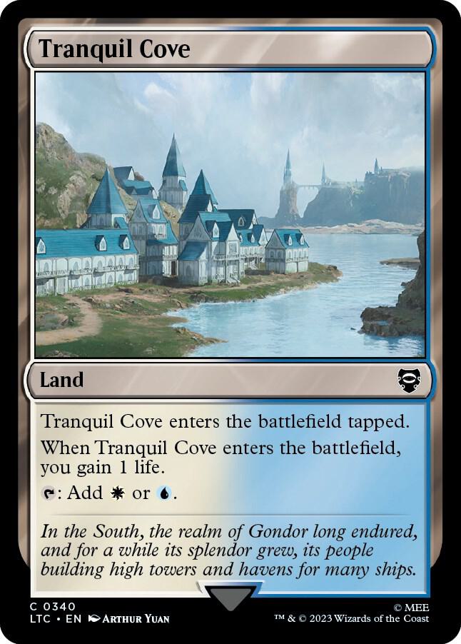 Tranquil Cove 340 (Commander: The Lord of the Rings: Tales of Middle-earth)  | Good Games Modbury