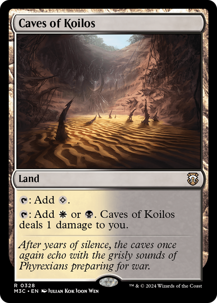 Caves of Koilos (Ripple Foil) [Modern Horizons 3 Commander] | Good Games Modbury