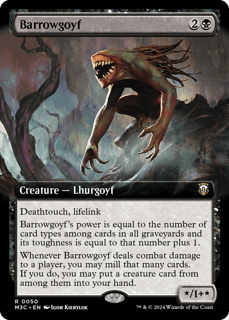 Barrowgoyf (Extended Art) [Modern Horizons 3 Commander] | Good Games Modbury