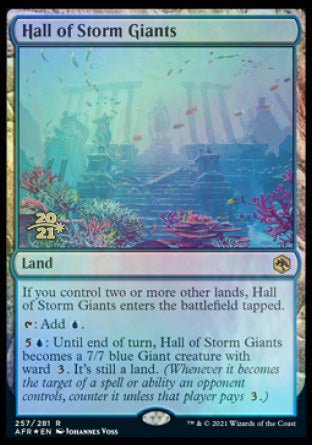 Hall of Storm Giants [Dungeons & Dragons: Adventures in the Forgotten Realms Prerelease Promos] | Good Games Modbury