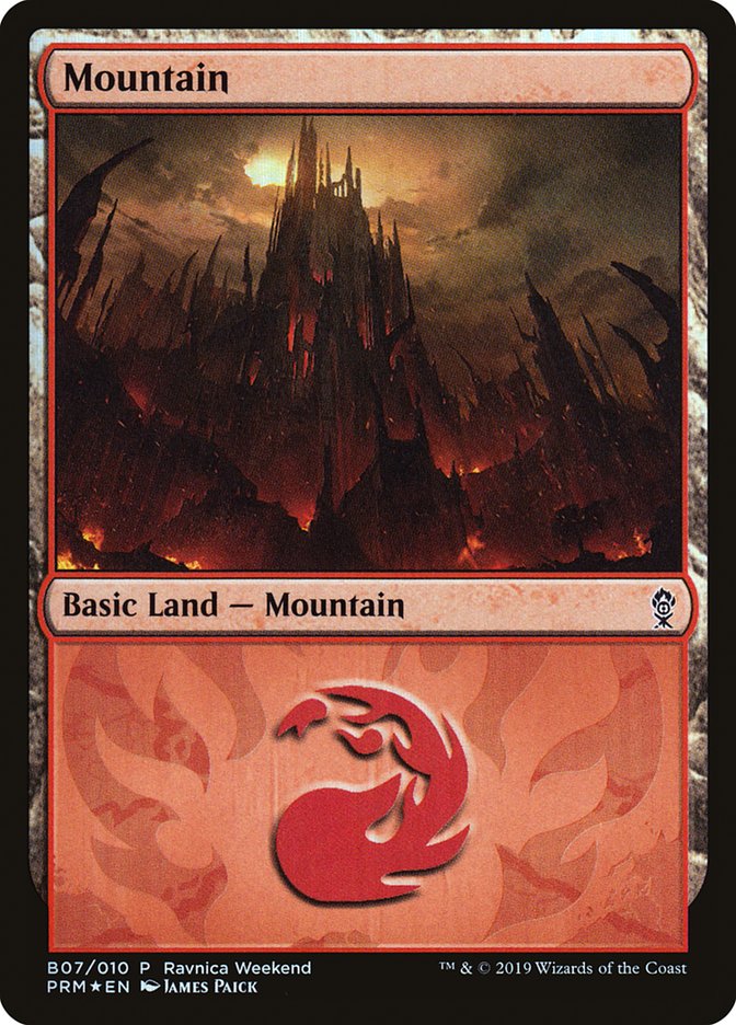 Mountain (B07) [Ravnica Allegiance Guild Kit] | Good Games Modbury