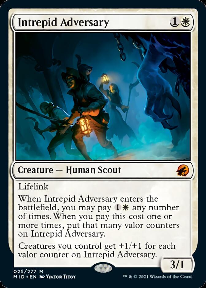 Intrepid Adversary [Innistrad: Midnight Hunt] | Good Games Modbury