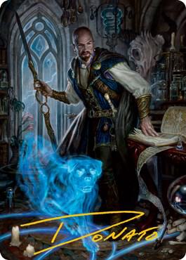 Mordenkainen Art Card Gold Stamped Signature 75 (Art Series: Adventures in the Forgotten Realms)  | Good Games Modbury