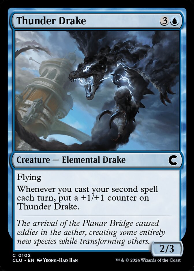 Thunder Drake 102/284 (Ravnica: Clue Edition)  | Good Games Modbury