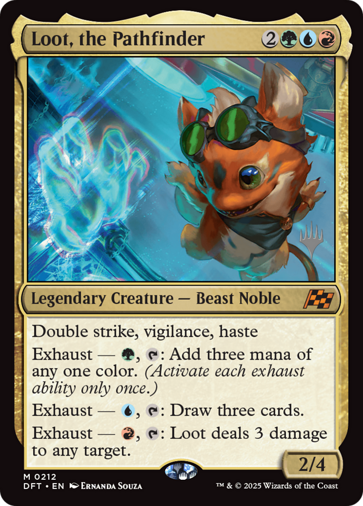 Loot, the Pathfinder [Aetherdrift Promos] | Good Games Modbury