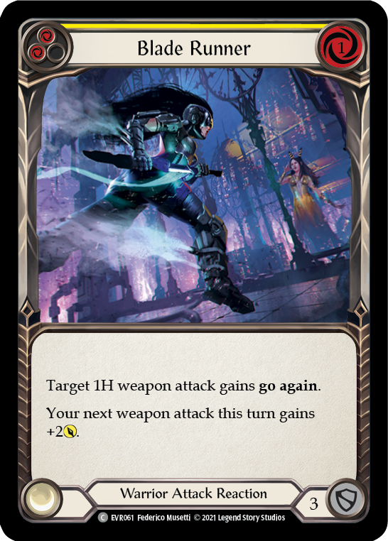 Blade Runner (Yellow) [EVR061] (Everfest)  1st Edition Rainbow Foil | Good Games Modbury