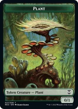 Plant Treasure 015 Double Sided Token 27 // 15 (Commander: Streets of New Capenna)  | Good Games Modbury